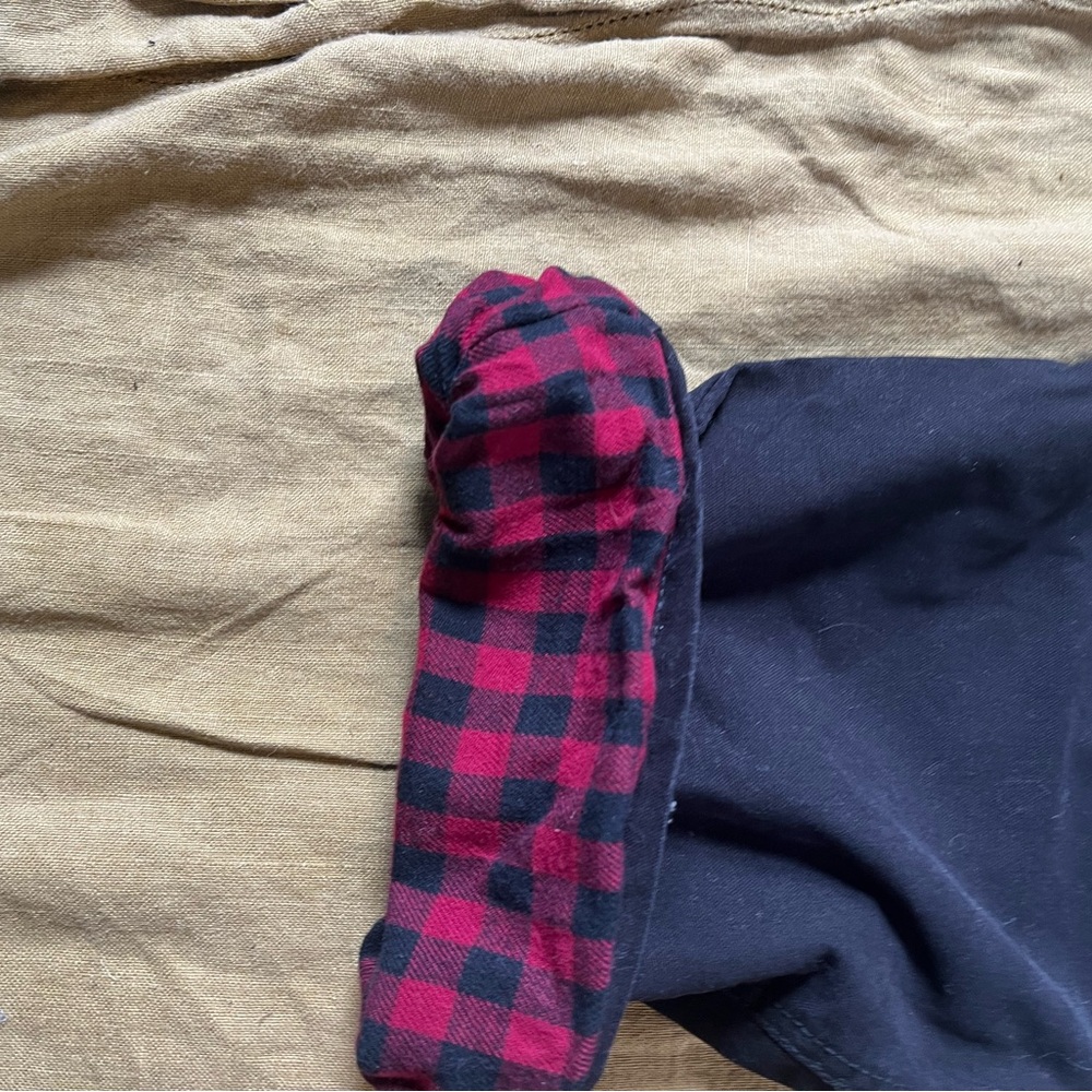 Woolrich red flannel lined black pants - Picture 3 of 5